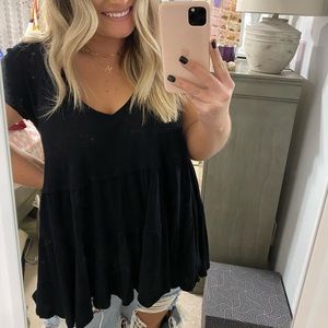 Free People Ruffled Top